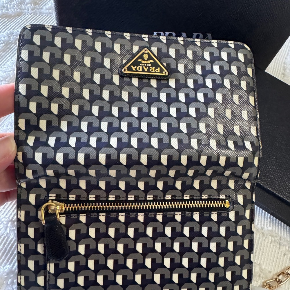 Prada Geometric Clutch/Crossbody Bag - Picture 4 of 16